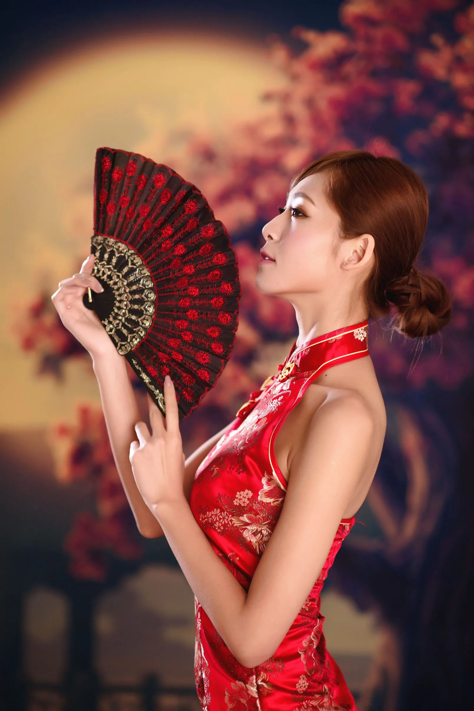 [Chương bổ sung BEAUTYLEG] Winnie Xiaoxue - Những bức ảnh gợi cảm và quyến rũ trong bộ sườn xám đỏ - 1