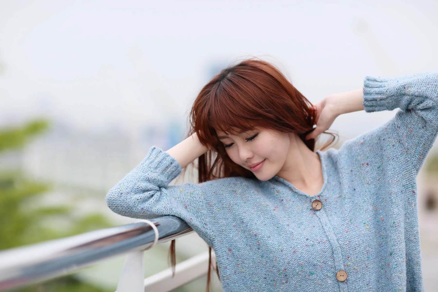 Bộ ảnh ngoại cảnh tươi tắn và xinh đẹp của Celia Wang cho quảng cáo "Guoguang Help" - 6