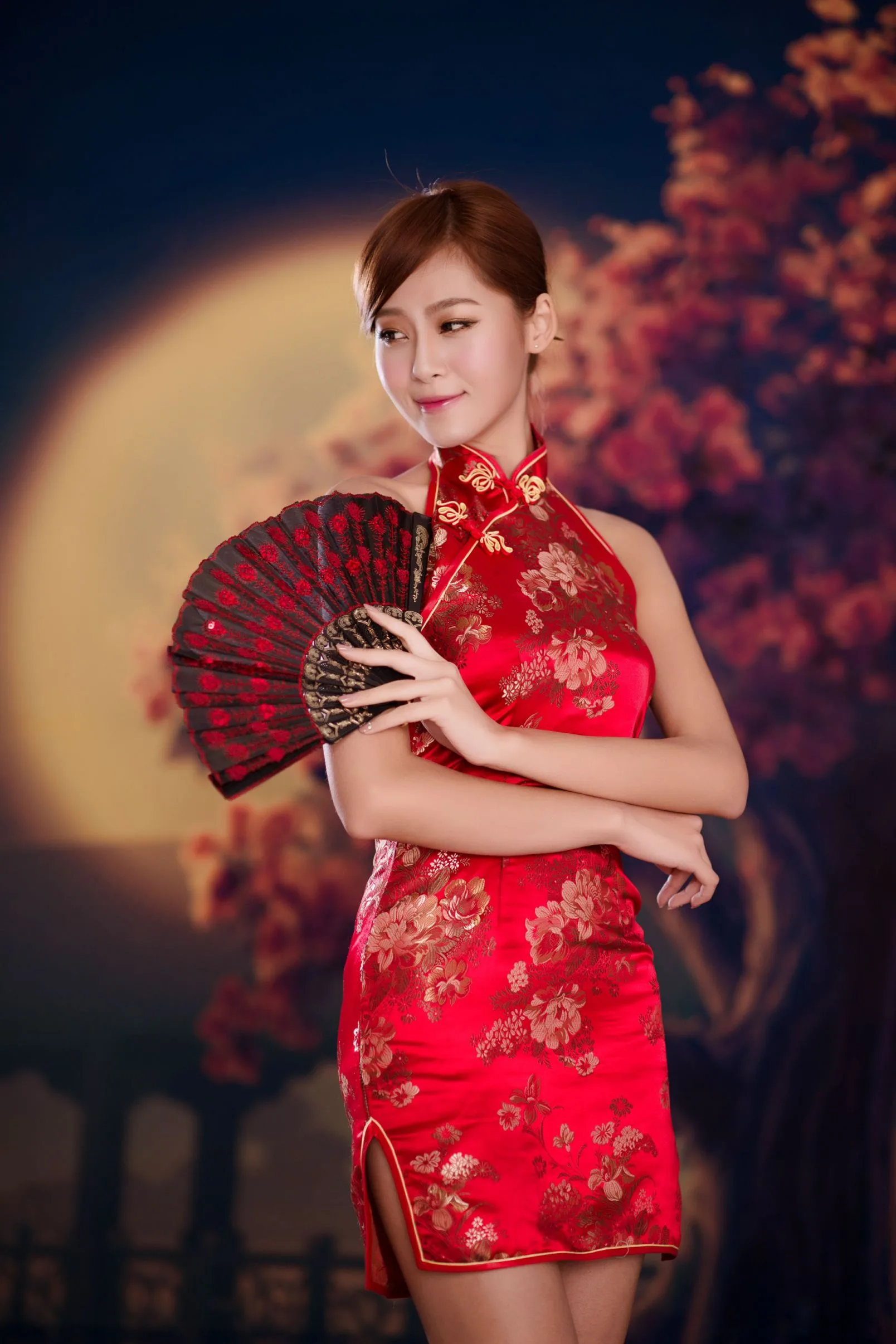 [Chương bổ sung BEAUTYLEG] Winnie Xiaoxue - Những bức ảnh gợi cảm và quyến rũ trong bộ sườn xám đỏ - 14