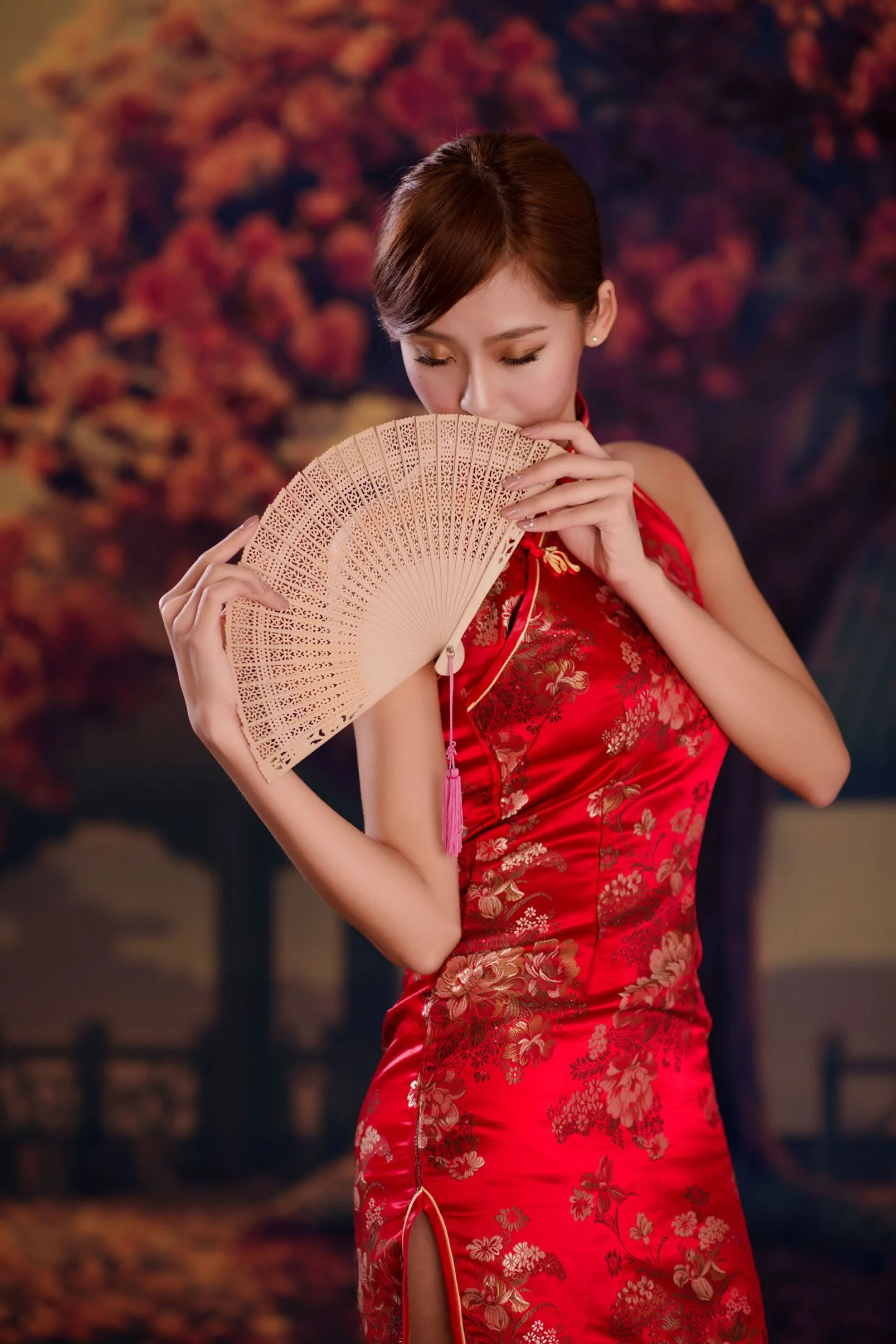 [Chương bổ sung BEAUTYLEG] Winnie Xiaoxue - Những bức ảnh gợi cảm và quyến rũ trong bộ sườn xám đỏ - 11