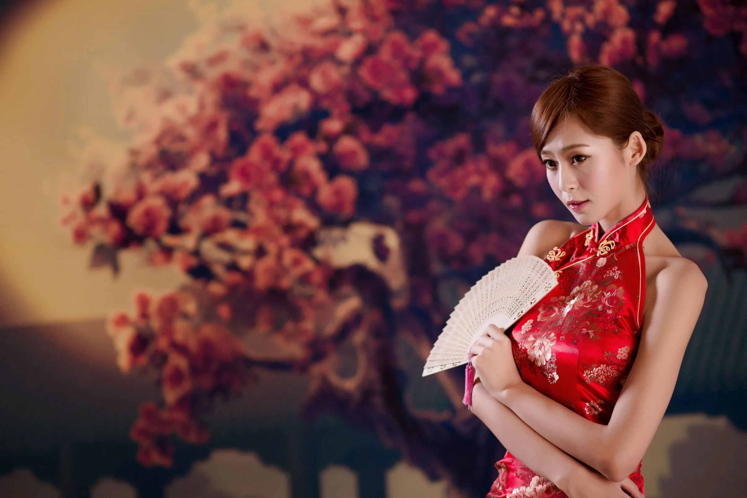 [Chương bổ sung BEAUTYLEG] Winnie Xiaoxue - Những bức ảnh gợi cảm và quyến rũ trong bộ sườn xám đỏ - 36