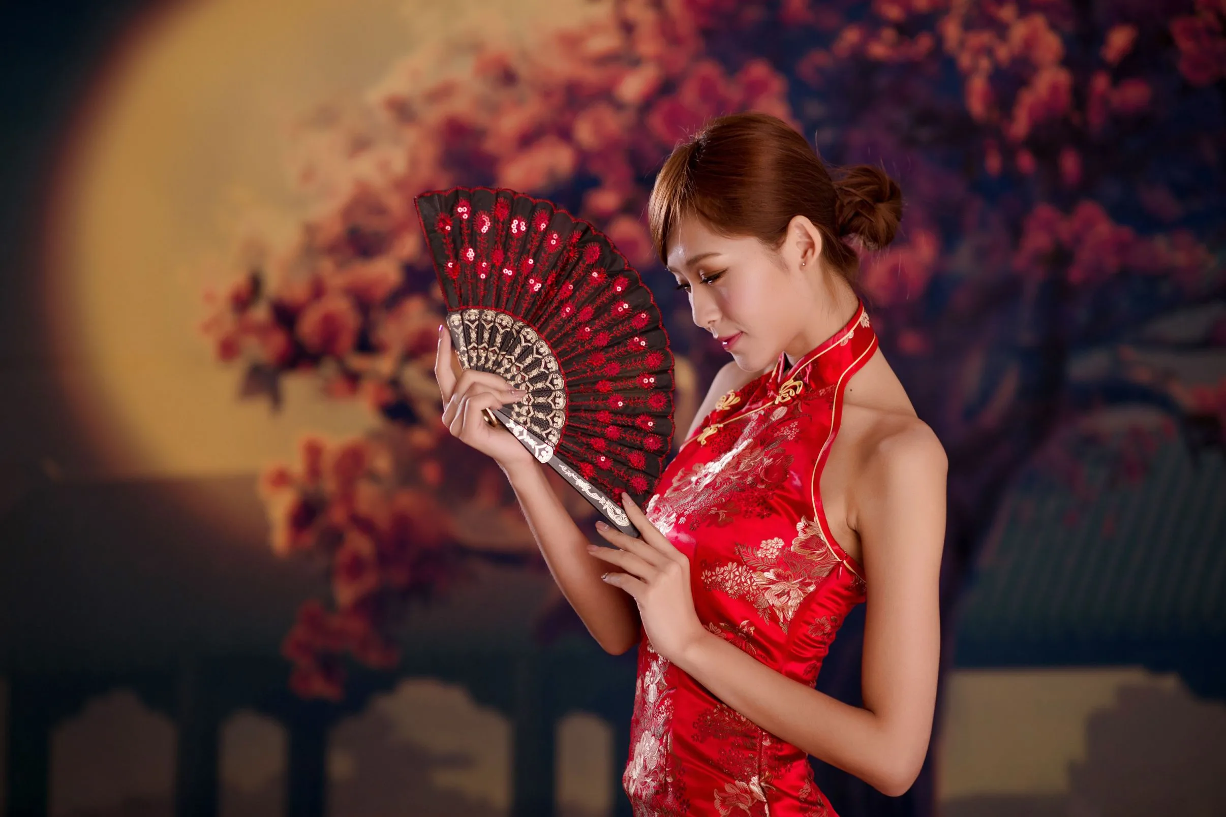 [Chương bổ sung BEAUTYLEG] Winnie Xiaoxue - Những bức ảnh gợi cảm và quyến rũ trong bộ sườn xám đỏ - 40