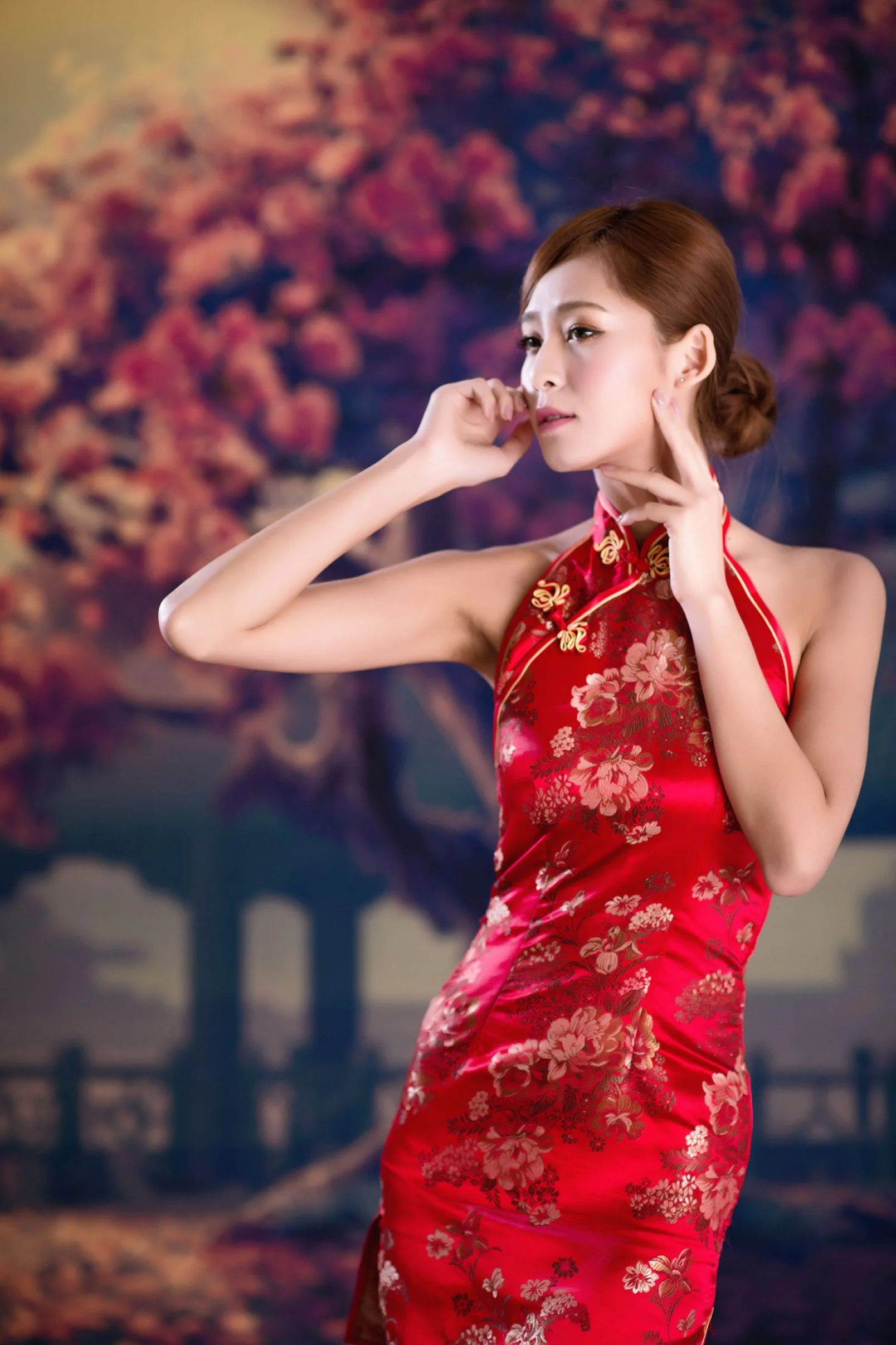 [Chương bổ sung BEAUTYLEG] Winnie Xiaoxue - Những bức ảnh gợi cảm và quyến rũ trong bộ sườn xám đỏ - 5