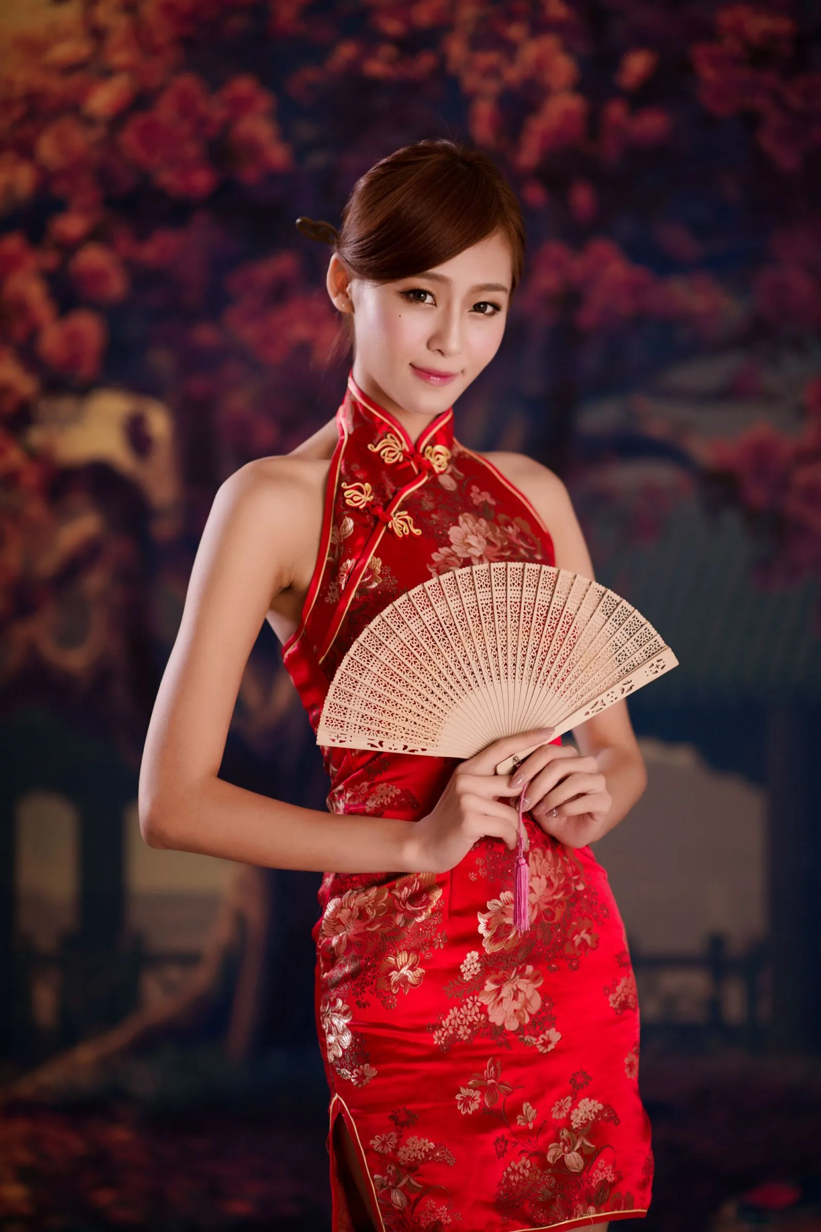 [Chương bổ sung BEAUTYLEG] Winnie Xiaoxue - Những bức ảnh gợi cảm và quyến rũ trong bộ sườn xám đỏ - 12