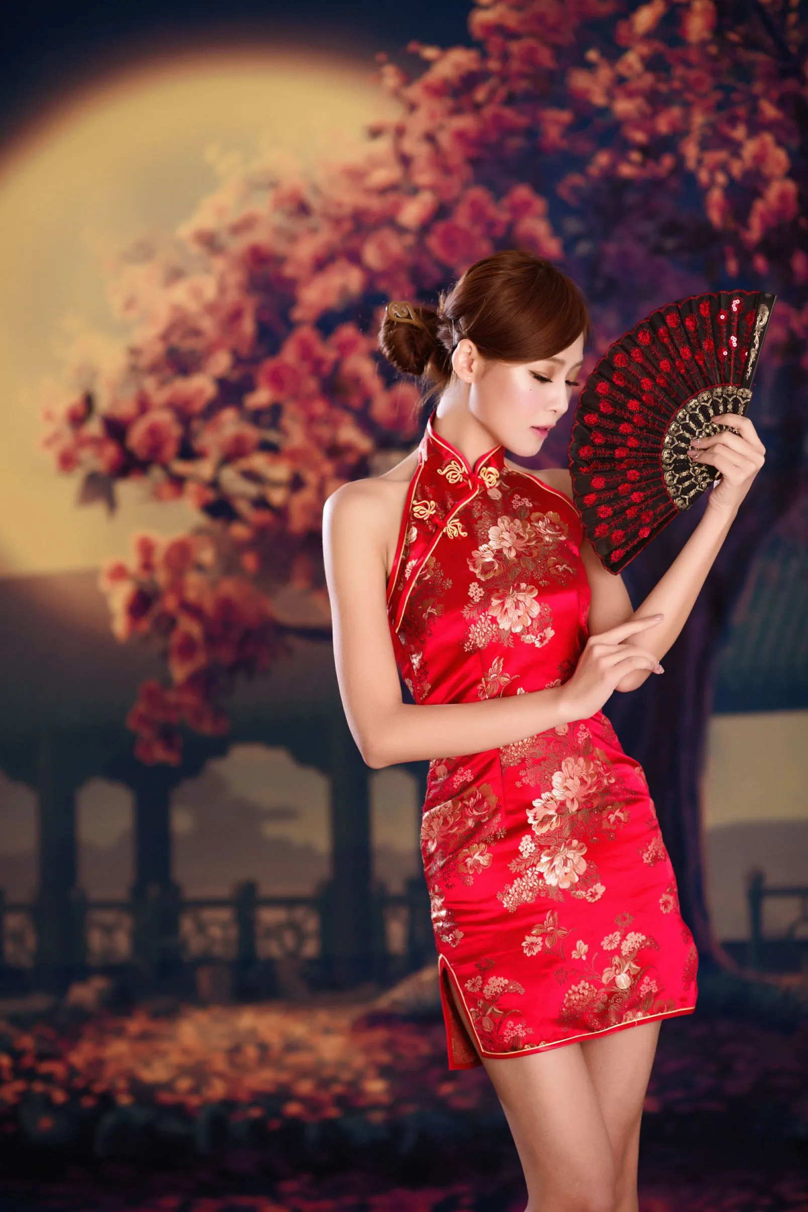 [Chương bổ sung BEAUTYLEG] Winnie Xiaoxue - Những bức ảnh gợi cảm và quyến rũ trong bộ sườn xám đỏ - 7
